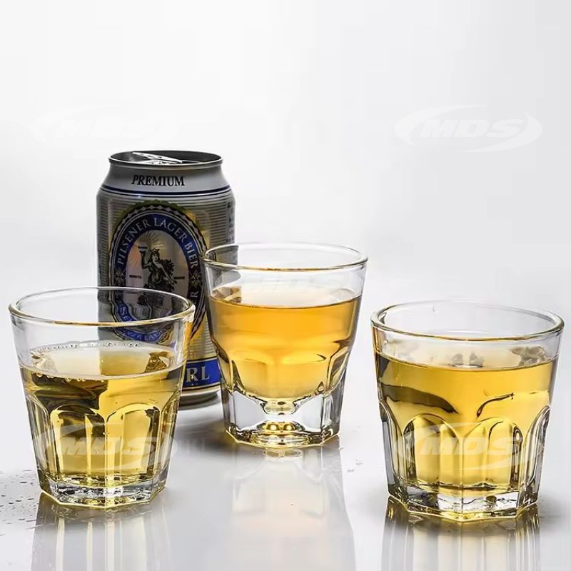 Machine Made wholesale 7.5OZ WATER shot beer GLASS