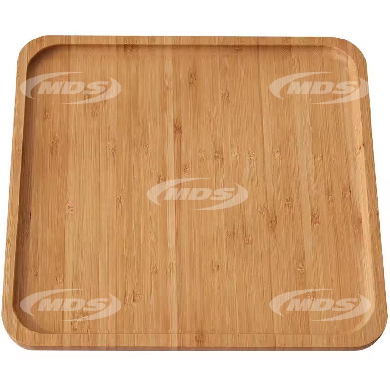 Custom Solid Wood Tray Round Square Irregular Food Serving Trays Natural Bamboo Wooden Serving Tray