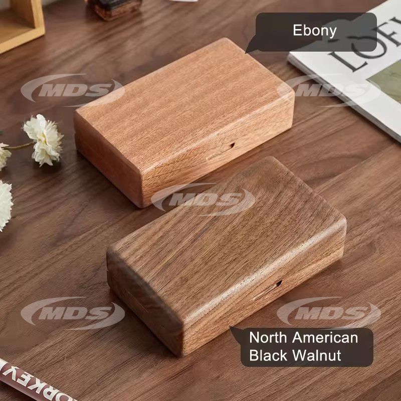 Black Walnut Wooden Jewelry Storage Box Rings Earrings Bracelets Engraved Logo Custom Wood Jewelry Box