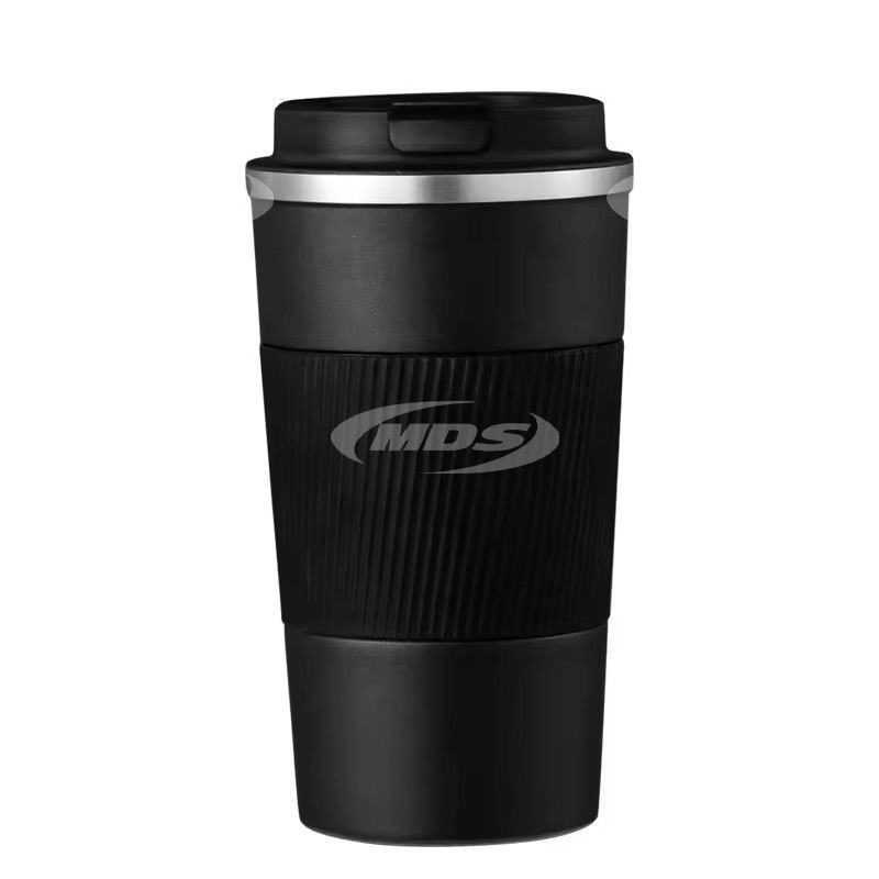 17oz Insulated Stainless Steel Silicone Double Wall Coffee Tumbler Reusable Coffee Cup For Hot Iced Beverage