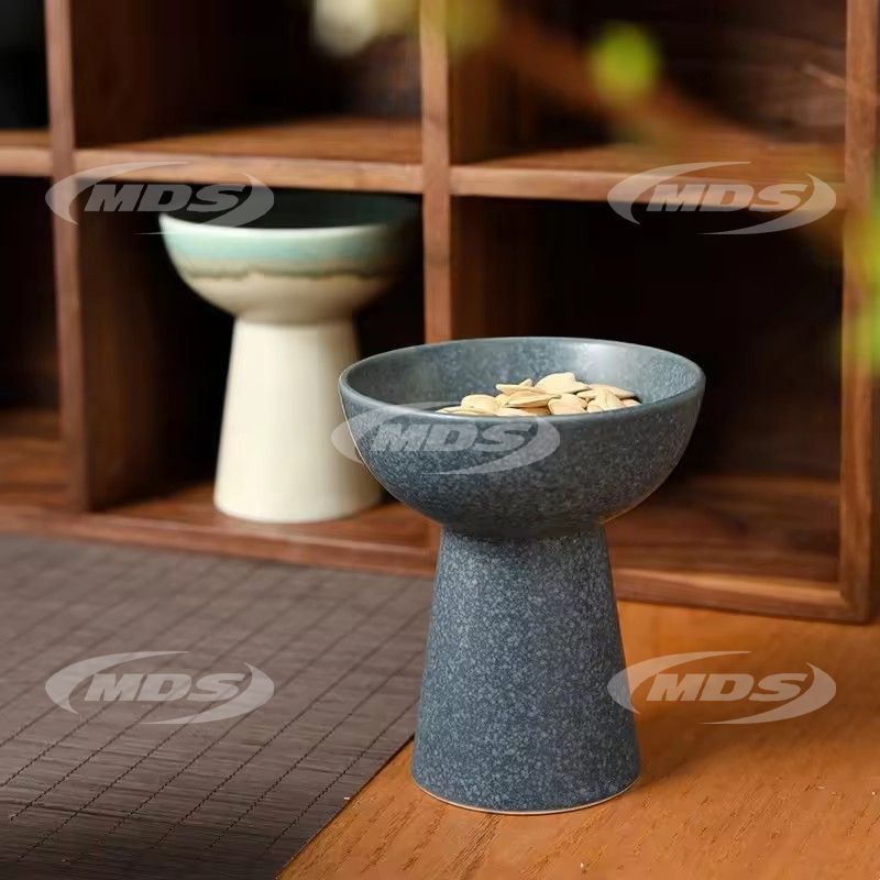 Ceramic kiln-formed tall bowl serving ice cream pudding bowl thick snacks bowls party restaurant tableware