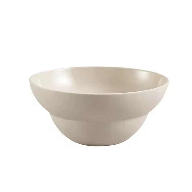 Creative ceramic tableware nordic gourd bowl solid color custom logo ceramic bowl bowl