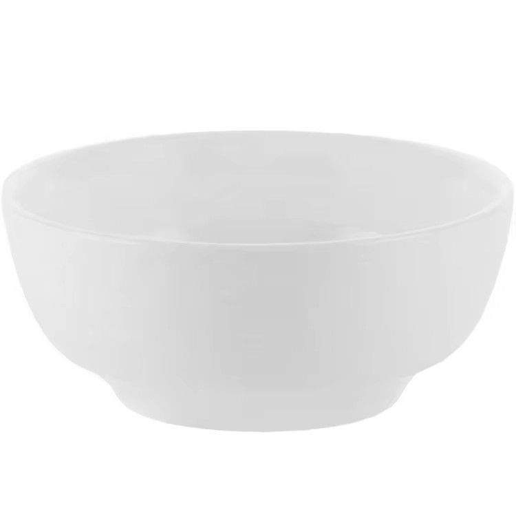 Custom logo western food hotel supplies 5.56.57.5inch porcelain ramen soup salad ceramic bowl