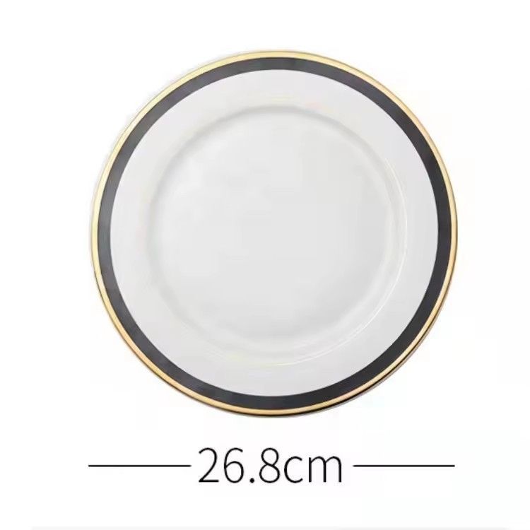 Size of White Ceramic Plates