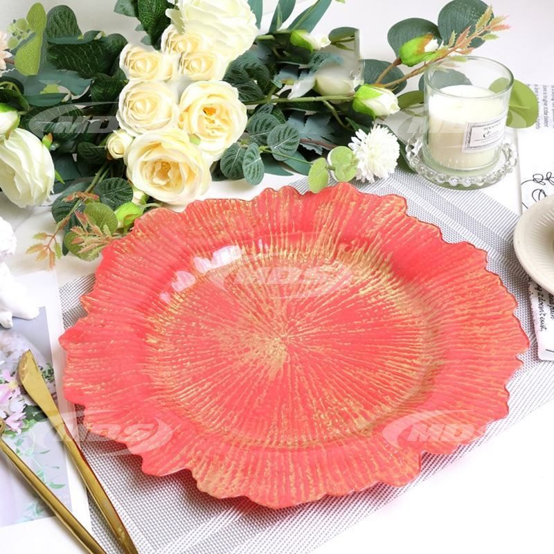 Bulk Wedding Table Decoration Gold Coral