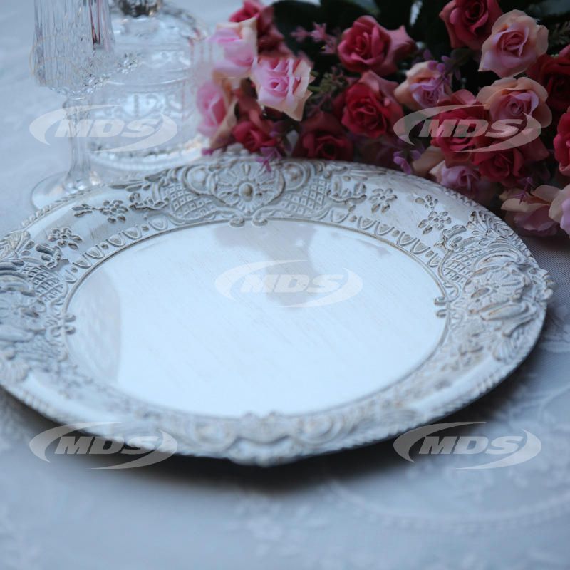 European Hotel Banquet Wholesale Vintage Charger Plate