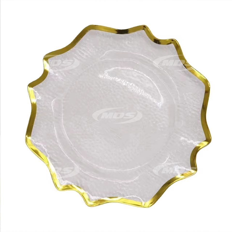 China leading manufacturer & exporter of 13 Inch Plastic Charger Plate, Wedding Decoration ,Irregular Dishes gold charger plates,wholesale dinnerware.