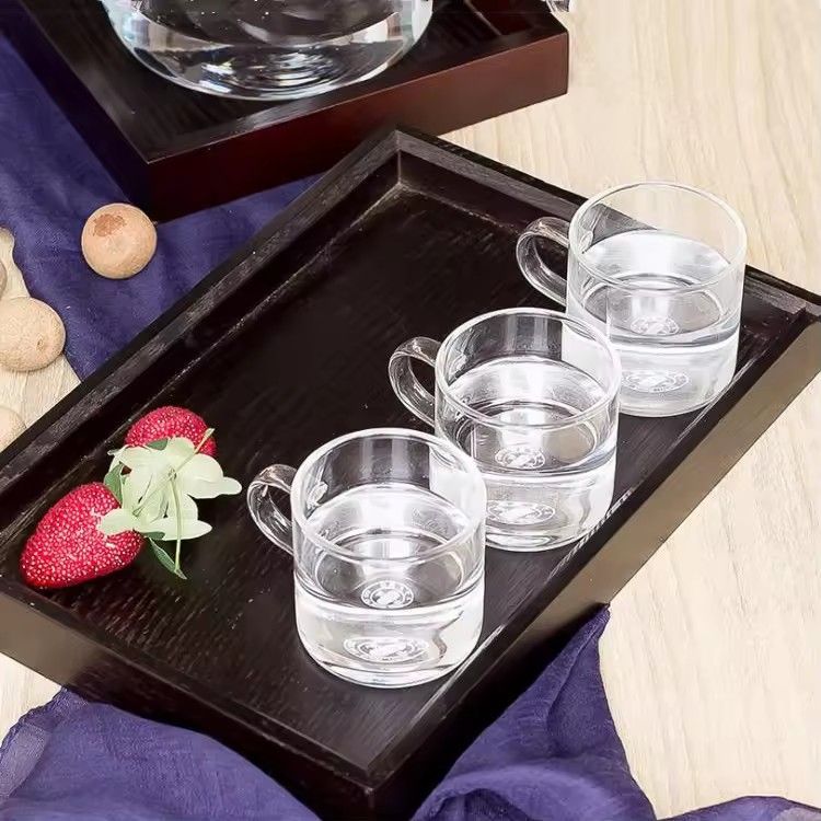 Bandeja de madera desayuno multicraft black serving tray wooden breakfast rectangular trays