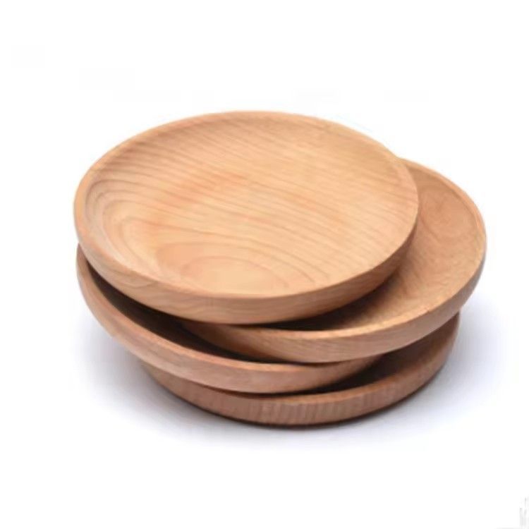 Beech Wood Round Tray