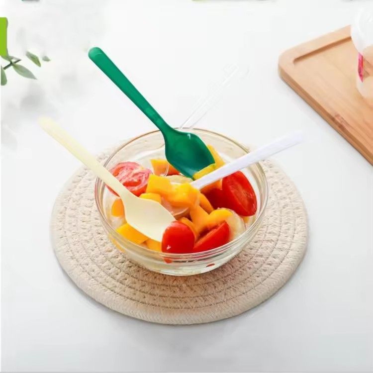 Food grade wholesale PS fruit salad ice cream plastic spoon fork price