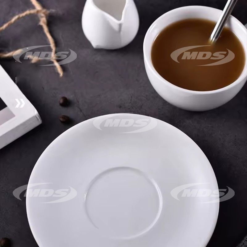 Porcelain cappuccino cups custom logo plain white cappuccino espresso coffee cup and saucer