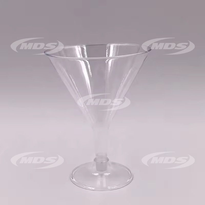 24 pack party cocktail glasses disposable reusable wine glasses clear plastic promotional martini glass