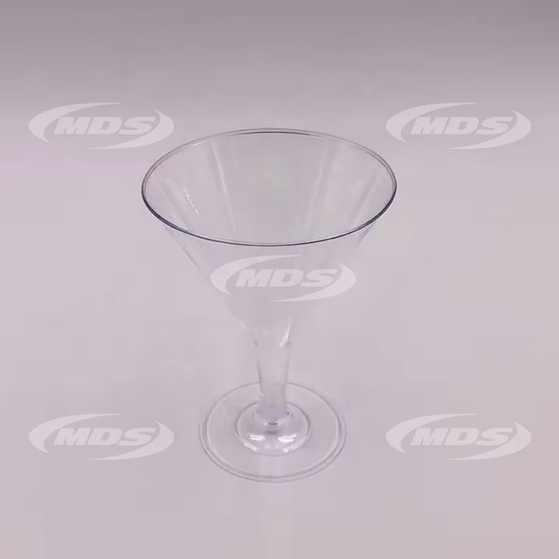 24 pack party cocktail glasses disposable reusable wine glasses clear plastic promotional martini glass