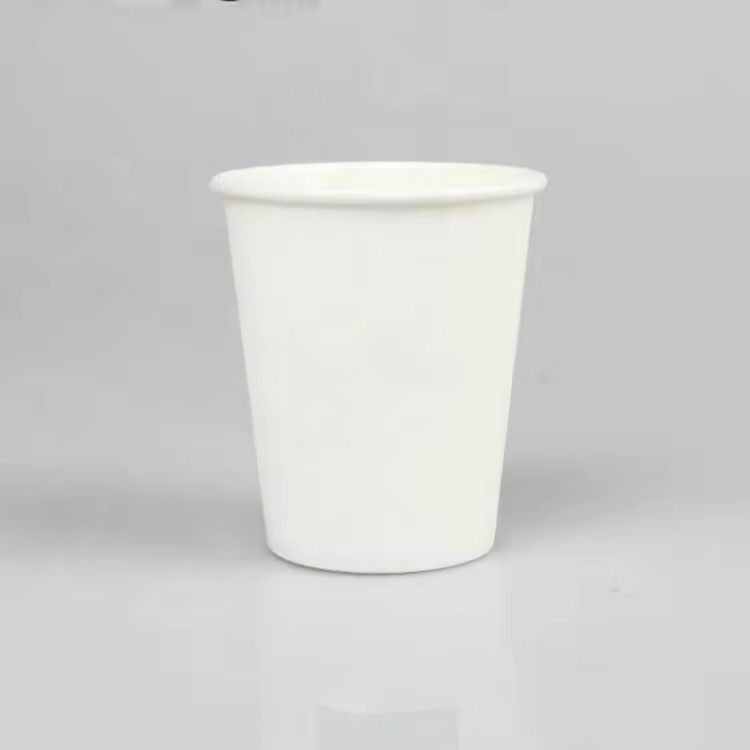 Customized logo disposable sip printed yogurt paper cup blank for supermarket