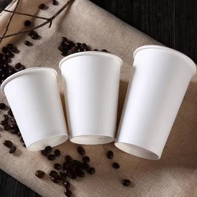 OEM logo hot disposable paper coffee cup designs with lid