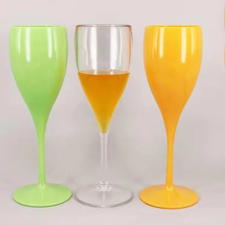 Factory customized logo 5oz disposable plastic champagne cup