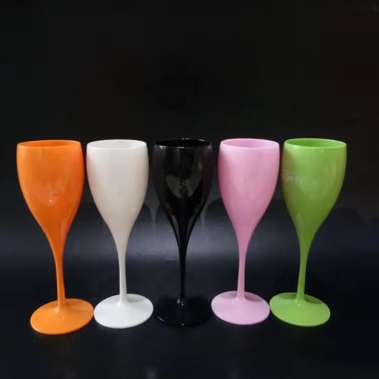 Factory customized logo 5oz disposable plastic champagne cup