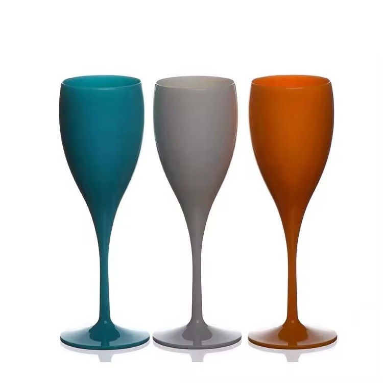 Factory customized logo 5oz disposable plastic champagne cup