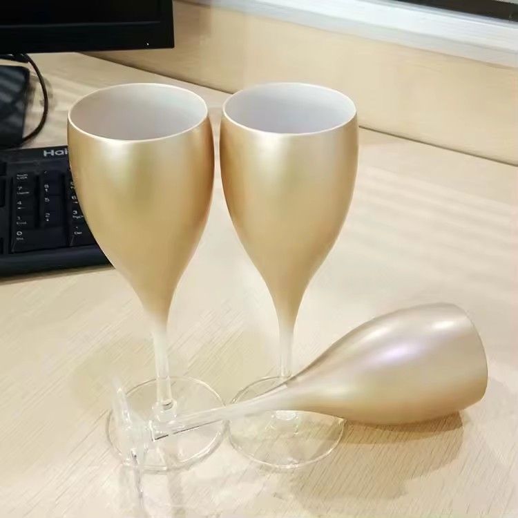 Factory customized logo 5oz disposable plastic champagne cup