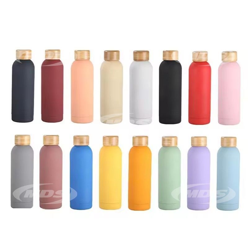 Eco friendly reusable double wall stainless steel vacuum bottle 25oz insulated cup yoga sport water bottle