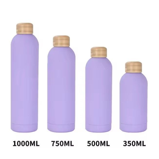 Eco friendly reusable double wall stainless steel vacuum bottle 25oz insulated cup yoga sport water bottle