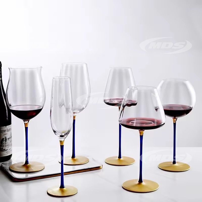 Factory-direct Wholesale Colorful Stemmed Wine Glass