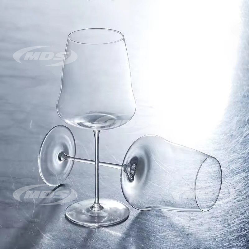 Wholesale handmade Ultra-thin series wine set Bordeaux wine glass Crystal glass Burgundy light luxury slim stem stemware