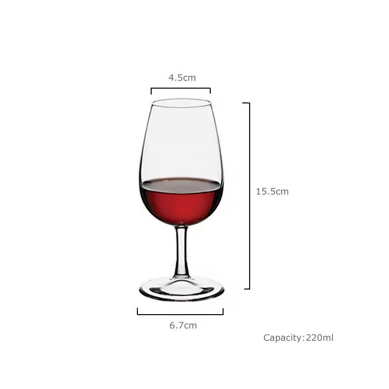 Wholesale 220ml Red Wine Glass Stemware Creative Reinforced Glass Goblet With Household/hotel