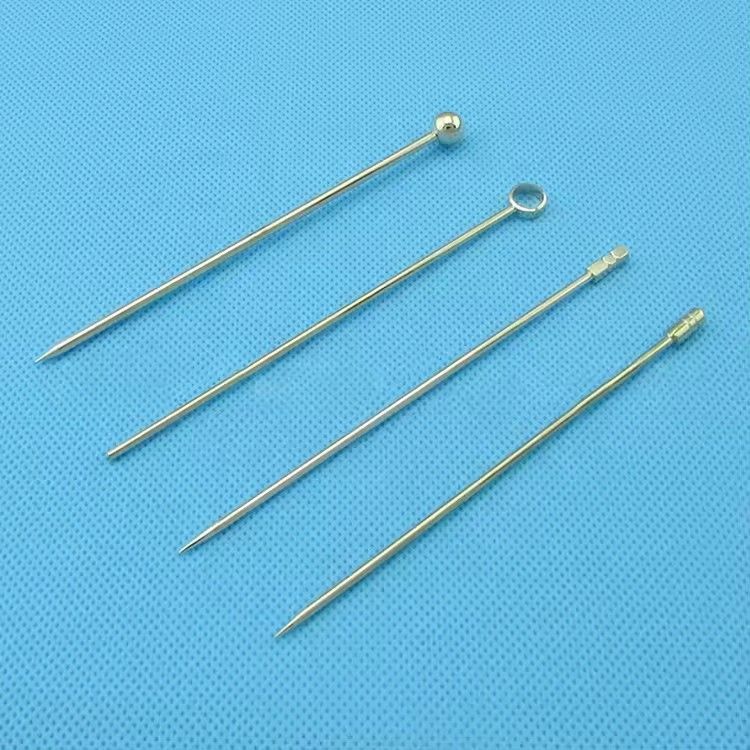 Stainless steel custom fruit needle cocktail bar sign drink pick spear party tools fruit needles