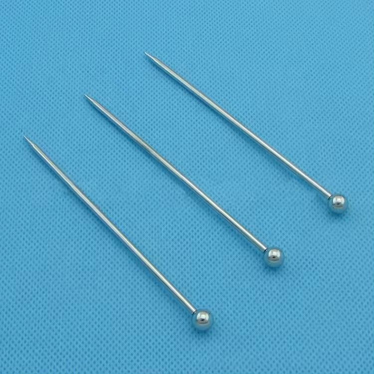 Stainless steel custom fruit needle cocktail bar sign drink pick spear party tools fruit needles