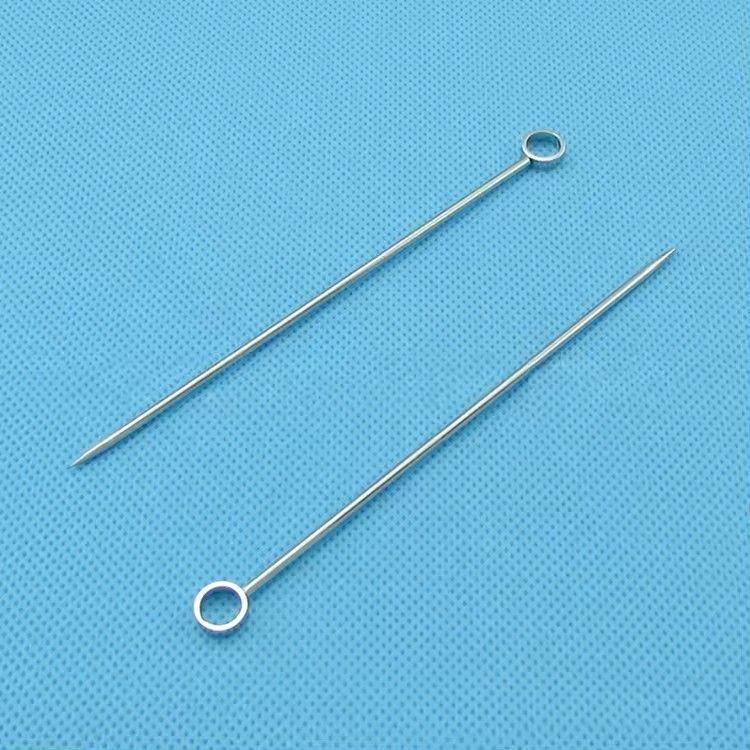 Stainless steel custom fruit needle cocktail bar sign drink pick spear party tools fruit needles