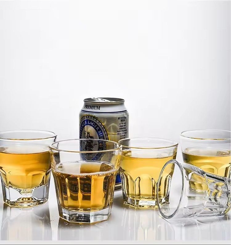 Eco-Friendly Water Tea Juice Beer Drinking Glass Tumblers Set High Quality Whiskey Wine Glasses Cups Gibraltar Glassware