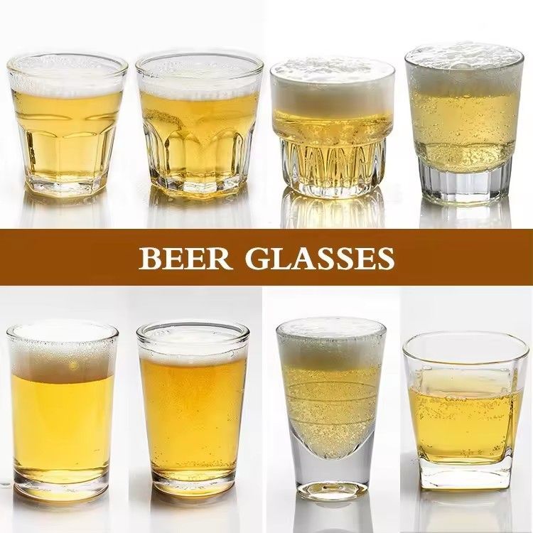 Eco-Friendly Water Tea Juice Beer Drinking Glass Tumblers Set High Quality Whiskey Wine Glasses Cups Gibraltar Glassware