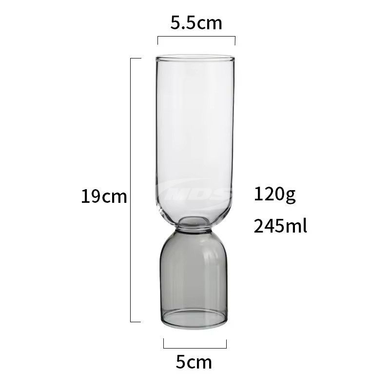 Wholesale Customized Modern Clear Flower Vase Centerpiece Decorative Vase For Home Living Room