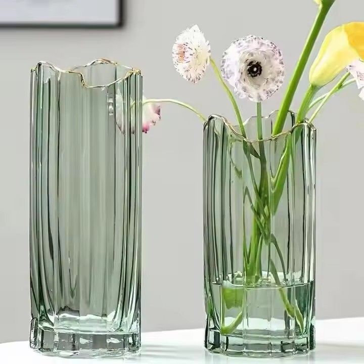 High Quality Decor Centerpiece Large Tall Glass Vases For Flowers Home Decor