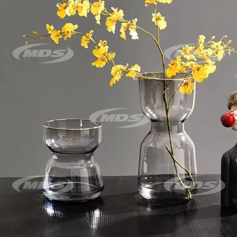 Creative Design Customized Colored Home Decoration Handmade Living Room Flower Plant Glass Vase