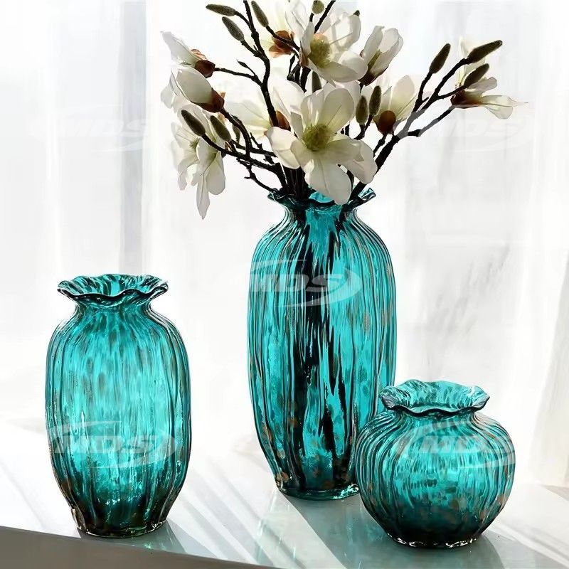 Home furnishings Clear Vase Flower Decorative Glass Flower Vase Floral Arrangements