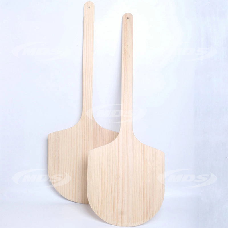 Baking Utensils Bamboo Pizza Cutting Board with Long Handle Wooden Pizza Peel