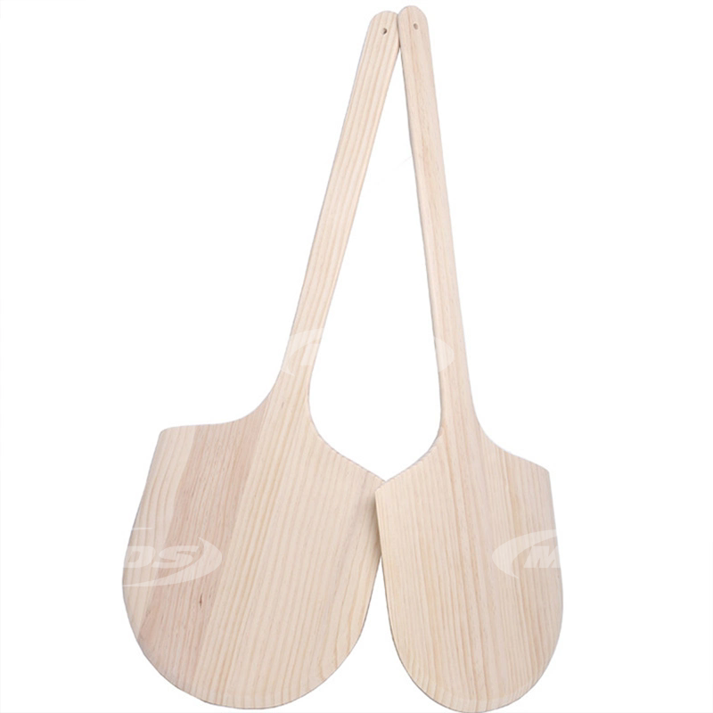 Baking Utensils Bamboo Pizza Cutting Board with Long Handle Wooden Pizza Peel