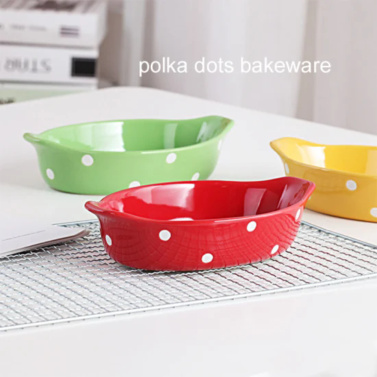 Baking Tray Microwave Oven Tableware Porcelain Bakeware Ceramic Baking Dishes