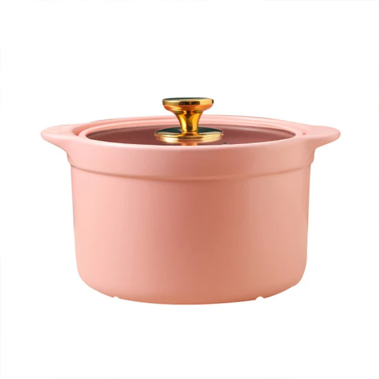 Ceramic Soup Pots Casserole Dish Oven Safe 3.2L 4L 5L Ceramic Casserole Pot Cookware Set with Glass Lid