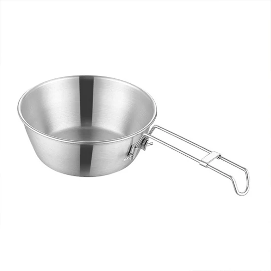 Outdoor Camping Shiraz Dishes & Utensils Bowls Metal 304 Stainless Steel Folding Camping Bowl