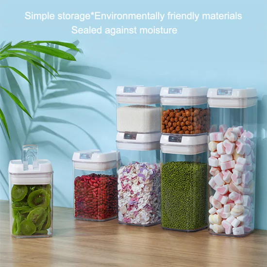 BPA Free Kitchen 7 Piece Stackable Easy Snap Lock Plastic Airtight Food Container Storage Set