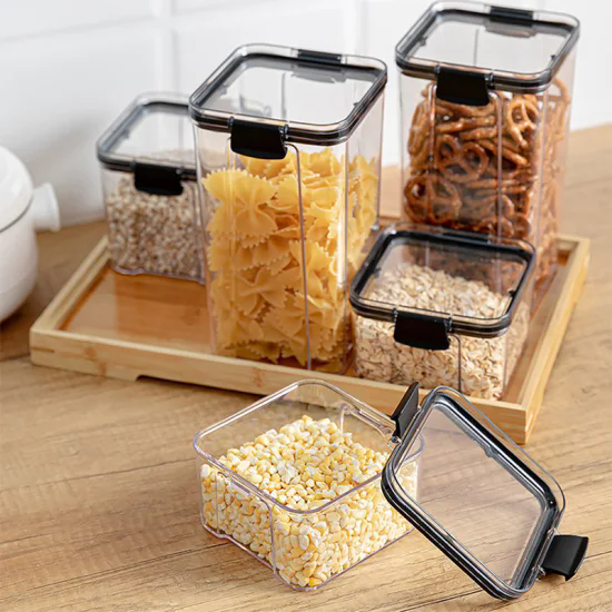 Airtight Container Food Storage Cookie Jar Cereal Flour Container Kitchen Grain Tank