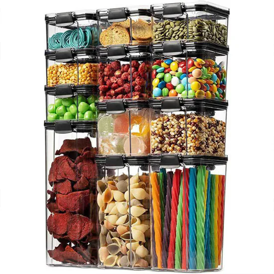 Kitchen Multipurpose Sealed Grain Food Bins Storage Container Plastic Food Cereal Storage Box