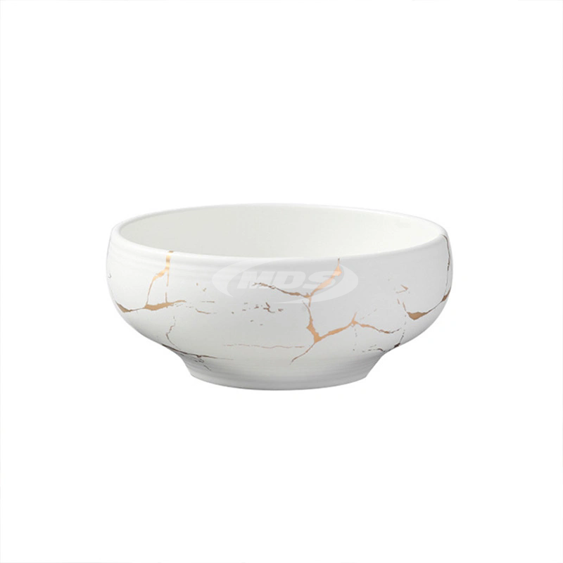 Nordic Marble Ceramic Tableware Set Rice Serving Bowls 4.5 7 9inch Color Glaze Matte Ceramic Soup Bowl