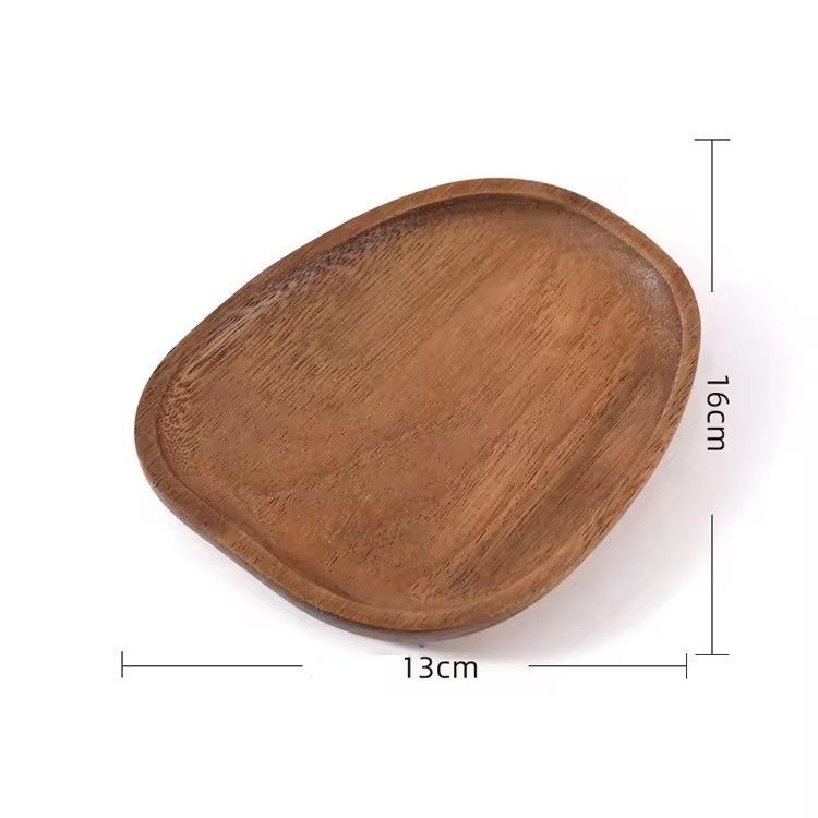 Wood serving platter black walnut acacia wooden serving tray home decor weddings wood rolling tray