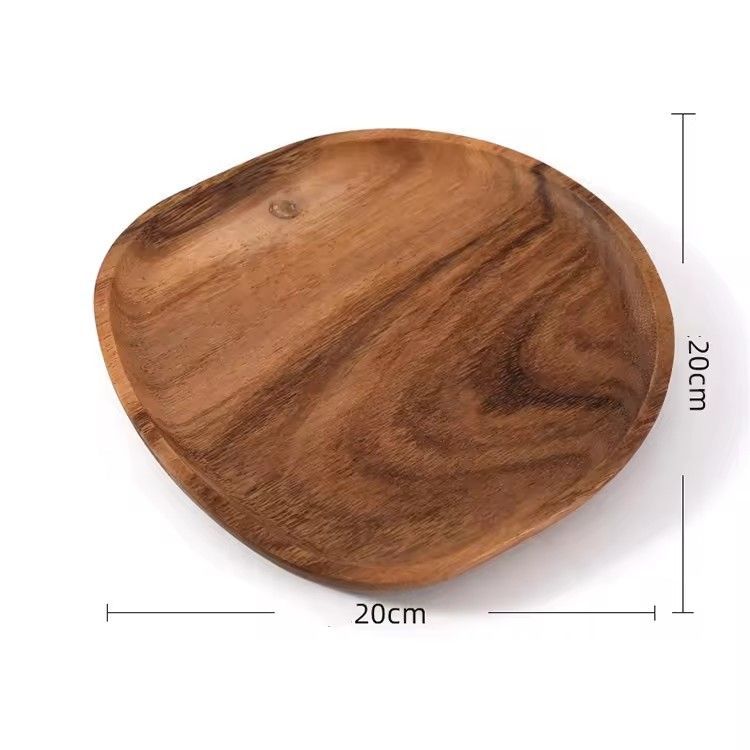 Wood serving platter black walnut acacia wooden serving tray home decor weddings wood rolling tray