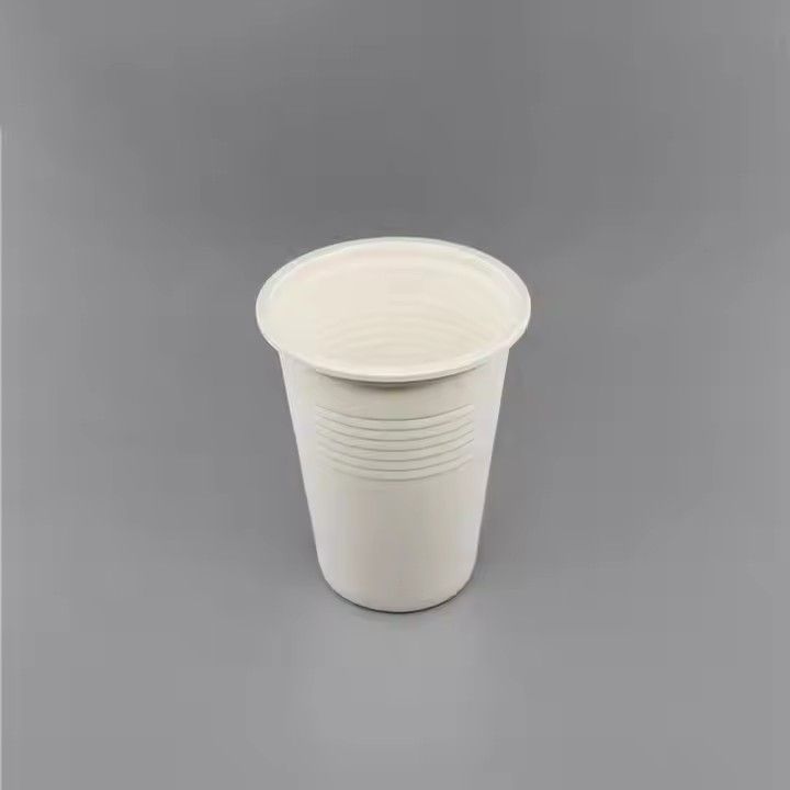 Eco-friendly biodegradable CPLA cup  & saucers compostable 12oz disposable cornstarch cup