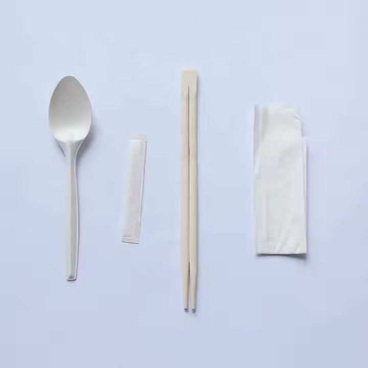 Wholesale biodegradable cutlery 7inch corn starch spoons plastic disposable spoon